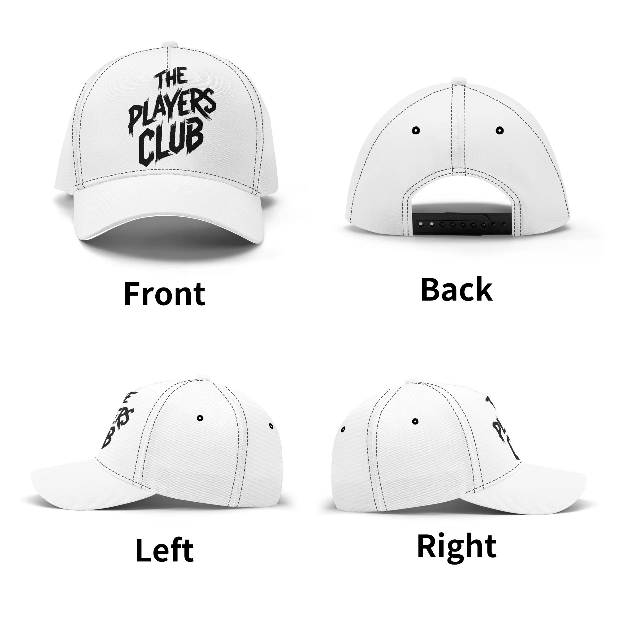 "THE PLAYERS CLUB" All-over Print Baseball Cap - Image 11