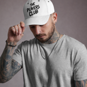 "THE PLAYERS CLUB" All-over Print Baseball Cap